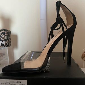 Fashion Nova Lace up Heels